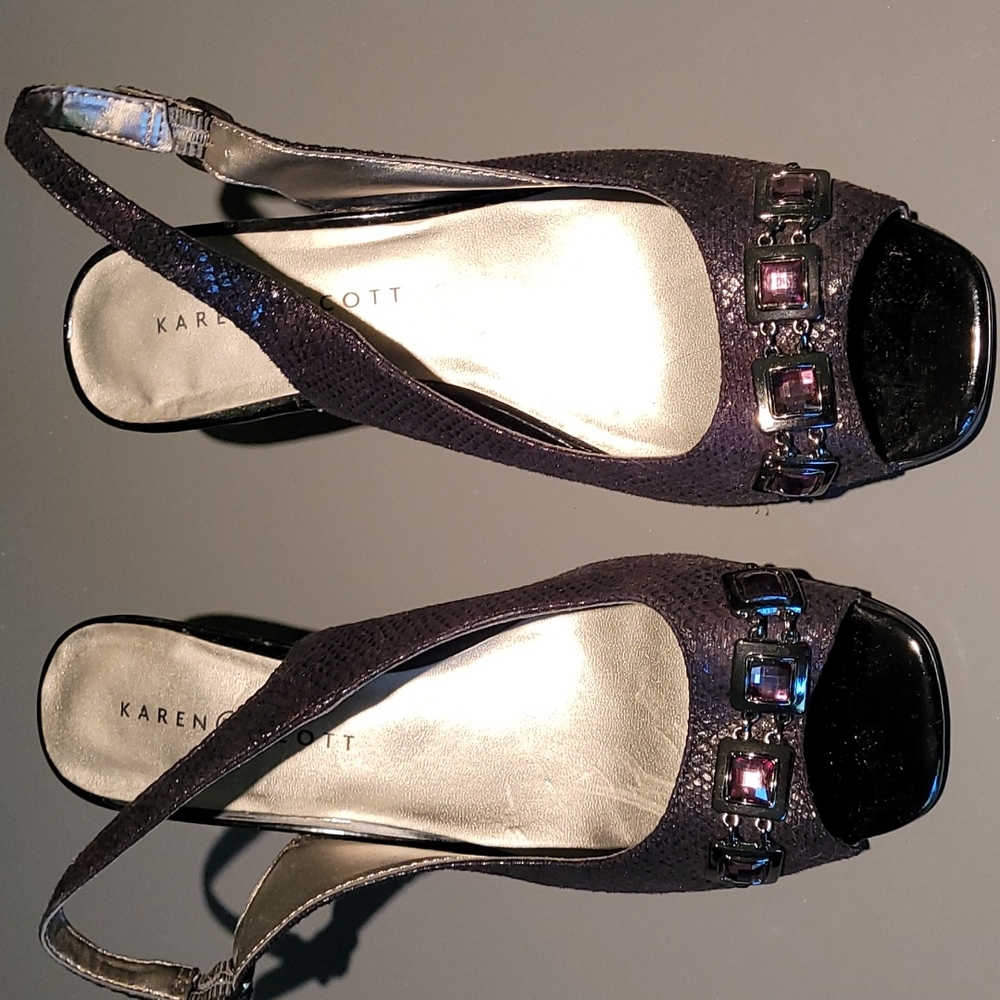 Karen Scott evening sandals 8.5 M